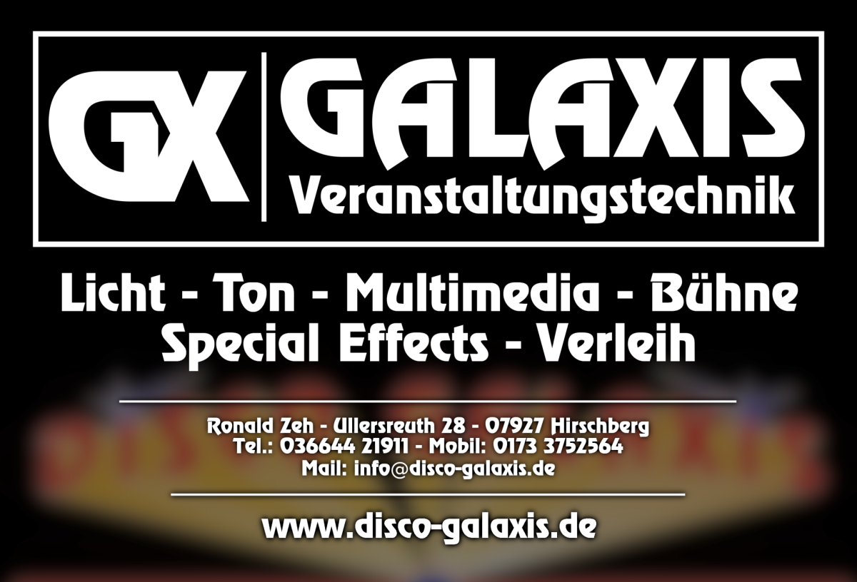 Willkommen bei GALAXIS Veranstaltungstechnik